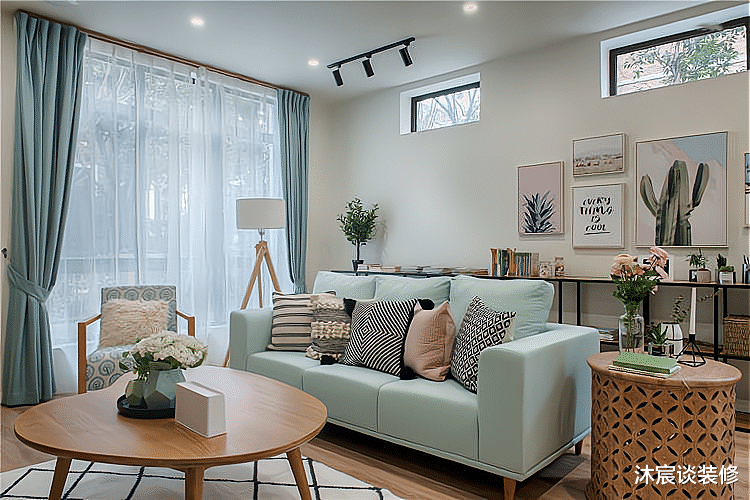 走进她家，如沐春风般的清新温暖，家里有个会装修的老婆太幸福了