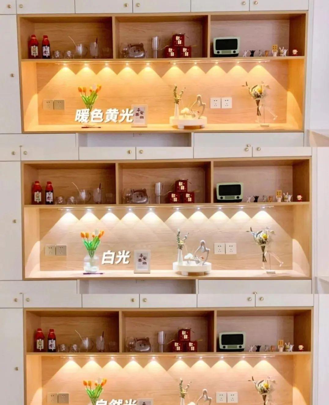 一个好的餐边柜,不仅重收纳,布灯都有讲究,绝不许拉挎整屋档次