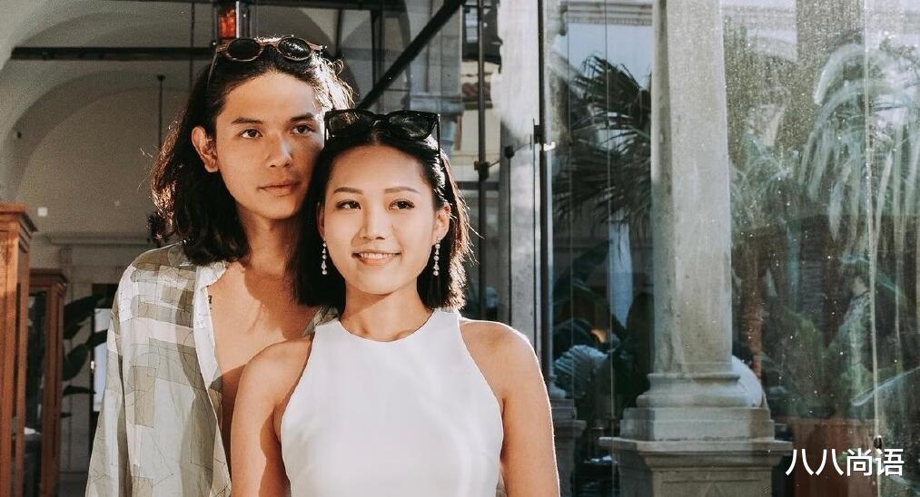 金晨|霍启刚堂妹和老公度蜜月，胡智略长发飘飘超英俊，很像妈妈吴婉芳