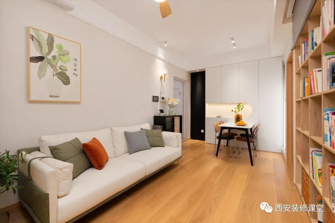 70m2一室变两室,三口简约之家