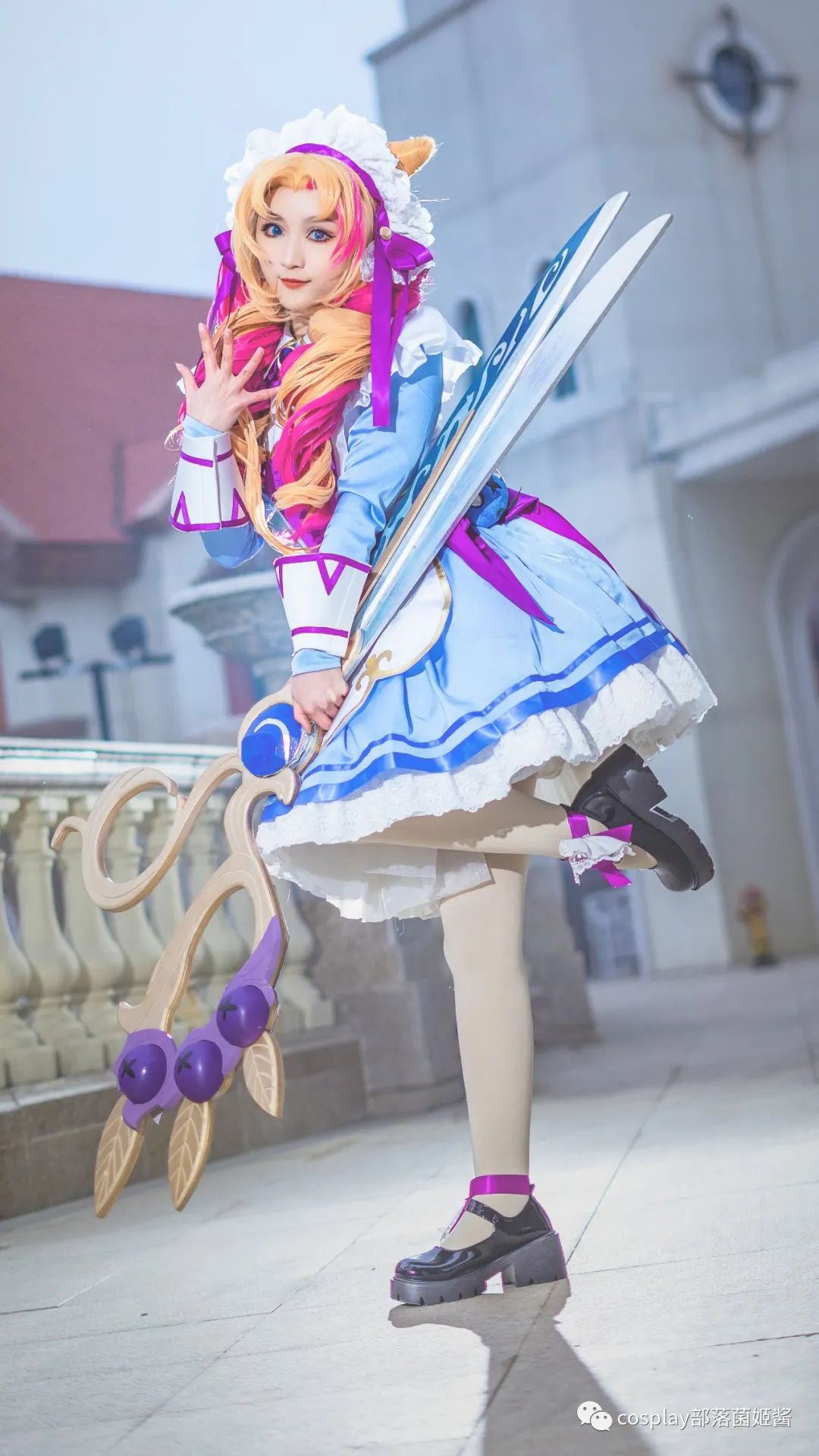 |cos:英雄联盟咖啡甜心皮肤格温cos正片@?鱼紫