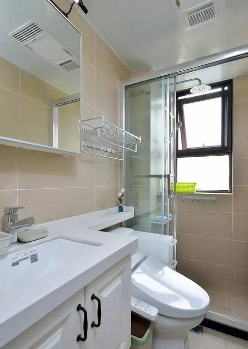 晒下我家129㎡的美式三房,没想到浴霸灯还能这么装,真是长眼了