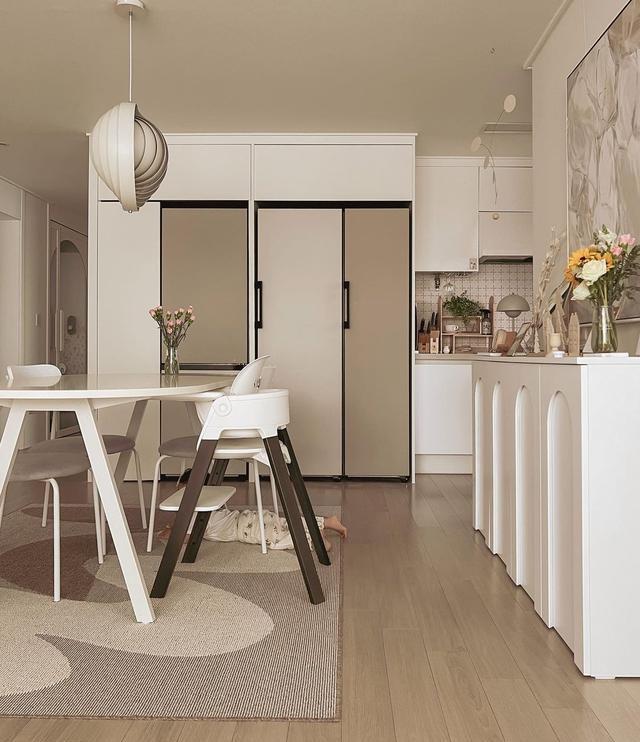 理想之家无非如此,130装成奶油风,带着娃一起住,太治愈了!