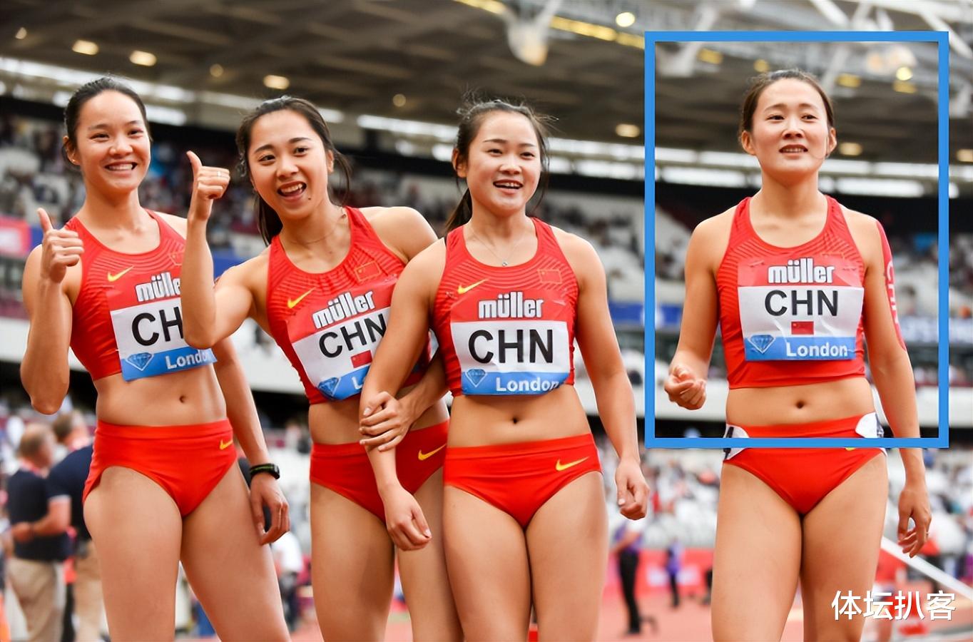 短跑|恭喜！26岁中国短跑女飞人宣布怀孕，小2岁老公搂抱她，幸福甜蜜