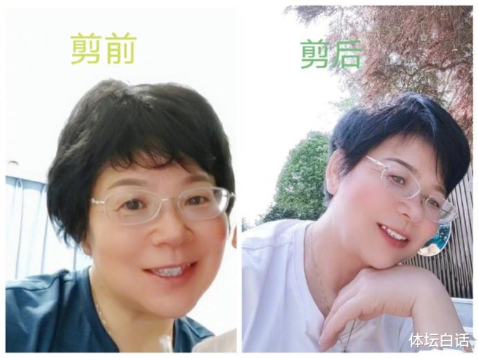 邹市明|邹市明娇妻为全家理发！穿短裤秀大长腿，素颜出镜变化大似整容