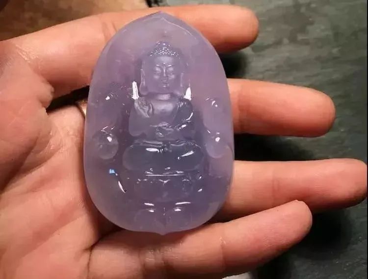 紫罗兰|20000买下的会卡脱砂料，一刀切出极品冰春，成品让人难以置信！