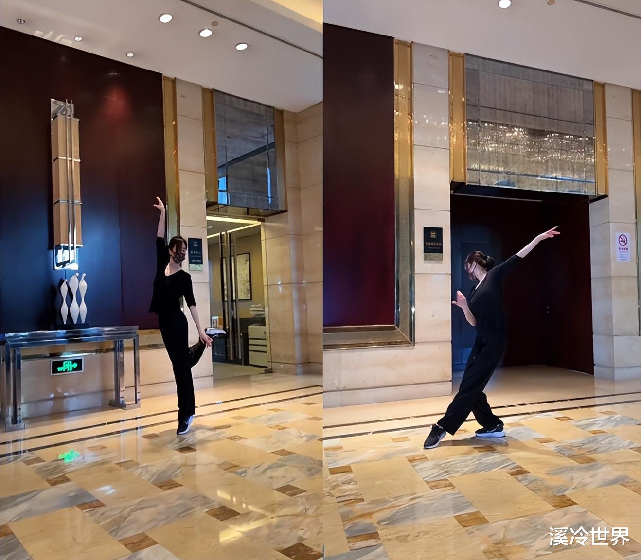 左小青|44岁左小青罕见秀舞蹈!个子高挑皮肤白净,穿衣朴素难掩丰腴身材