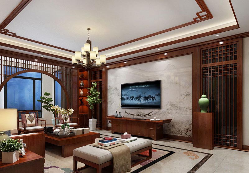 红木整装,居然城市间,而获山水之乐