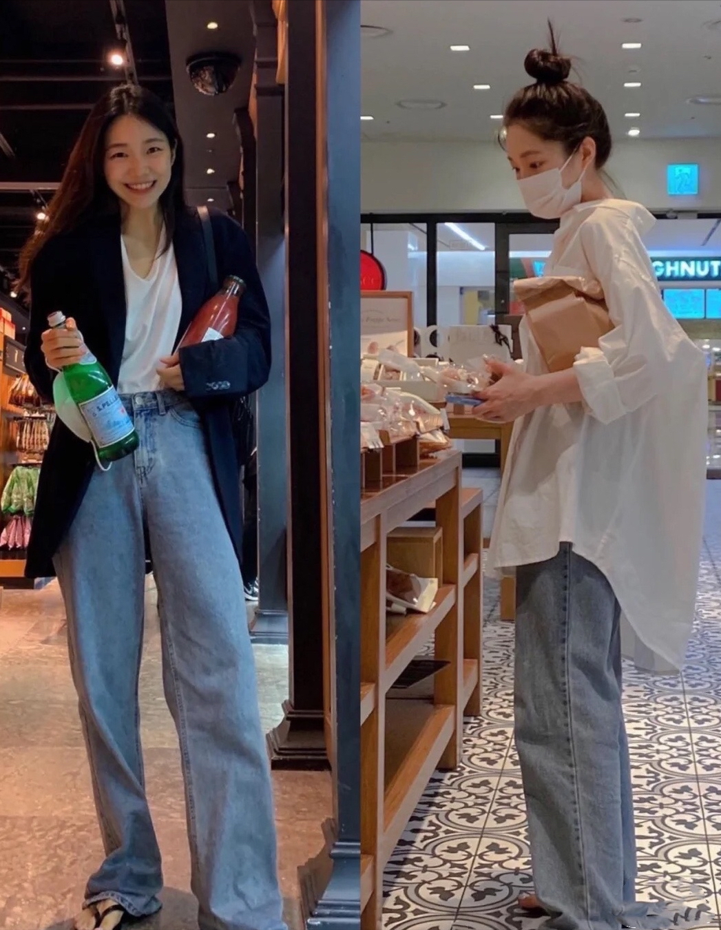 穿衣搭配 韩国女生的穿搭,明明衣服那么肥,为什么还是很显瘦呢?