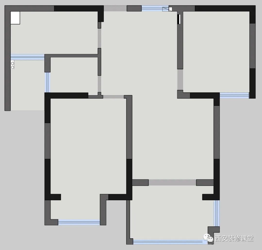 90㎡两室原木风,日式婚房