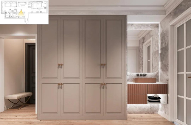 两居室改造秘籍来了!113㎡全屋打造简美轻奢风,效果太精致了