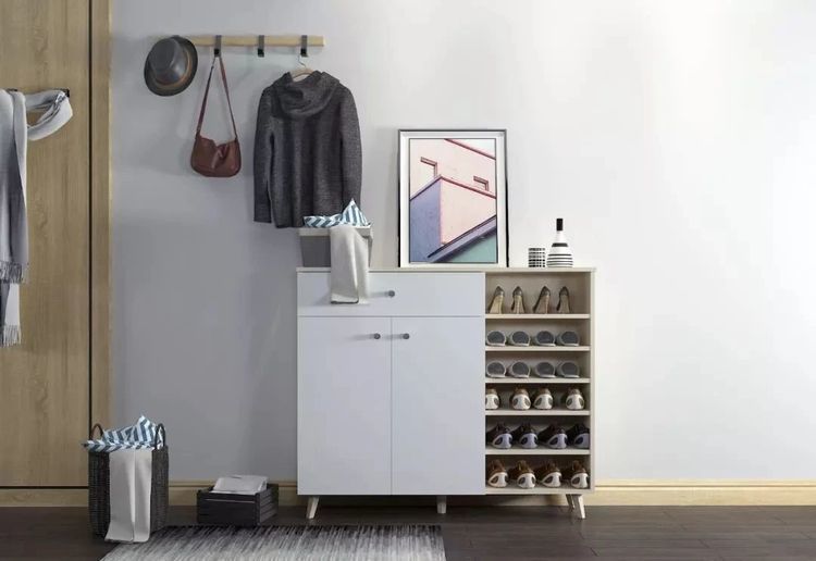 玄关鞋柜不知道怎么装才好?这些案例在线教你装,绝对的满意