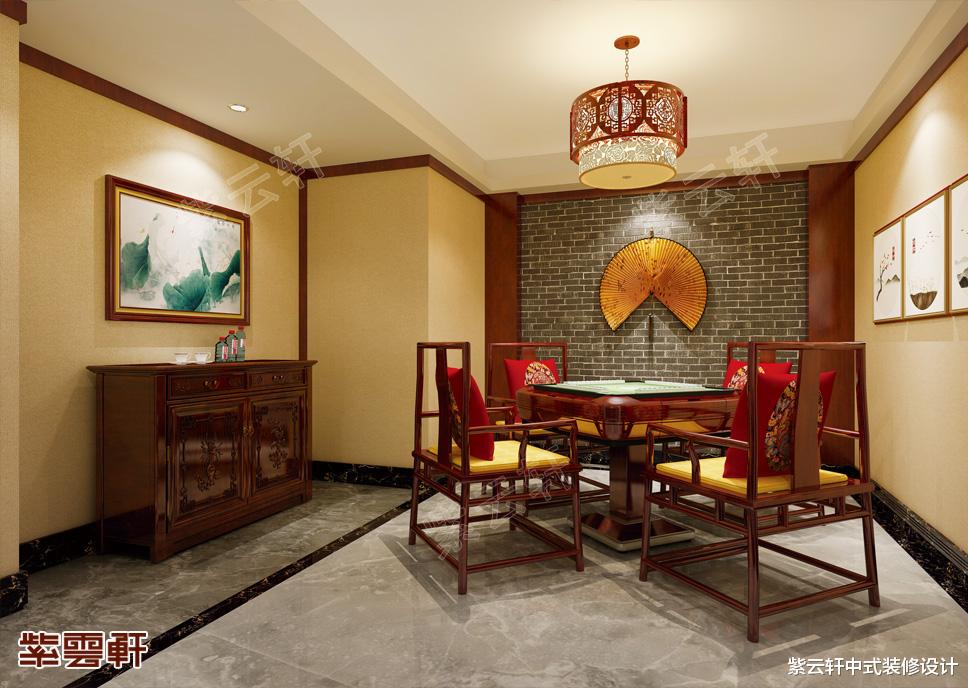 业主看到这套中式别墅说圆梦了,找到小时候老宅里的古韵味道了