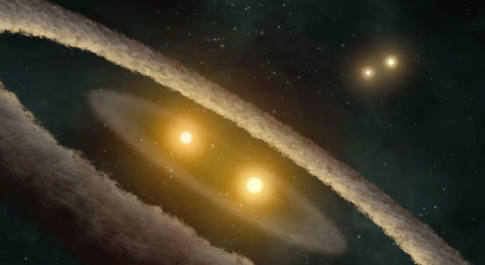 科学家首次在深空发现异常紧凑的三星系统