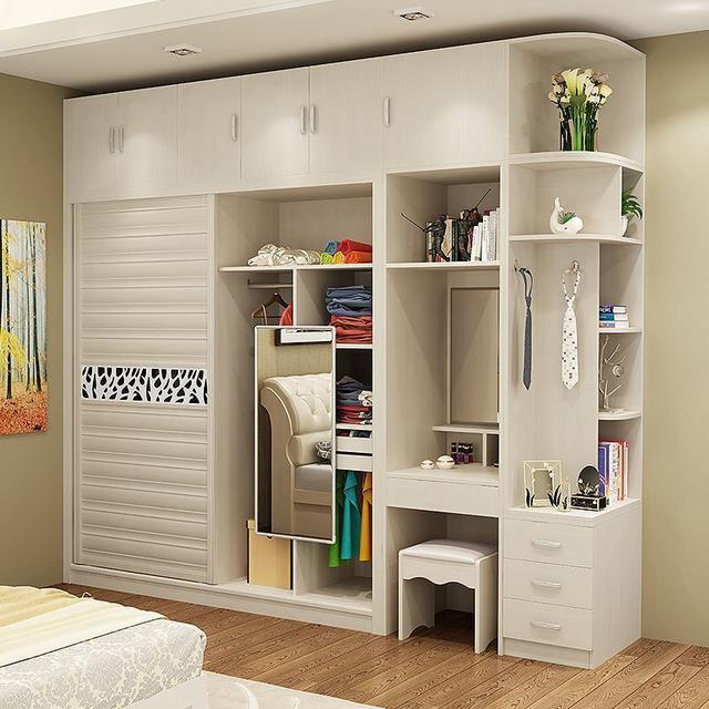 卧室大衣柜早就被淘汰了,如今都流行装这种,实用又省地方