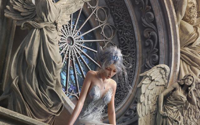 冰公主|《鬼刀》大佬做的建模，3D版冰公主好美，建议动画官方立刻聘请！