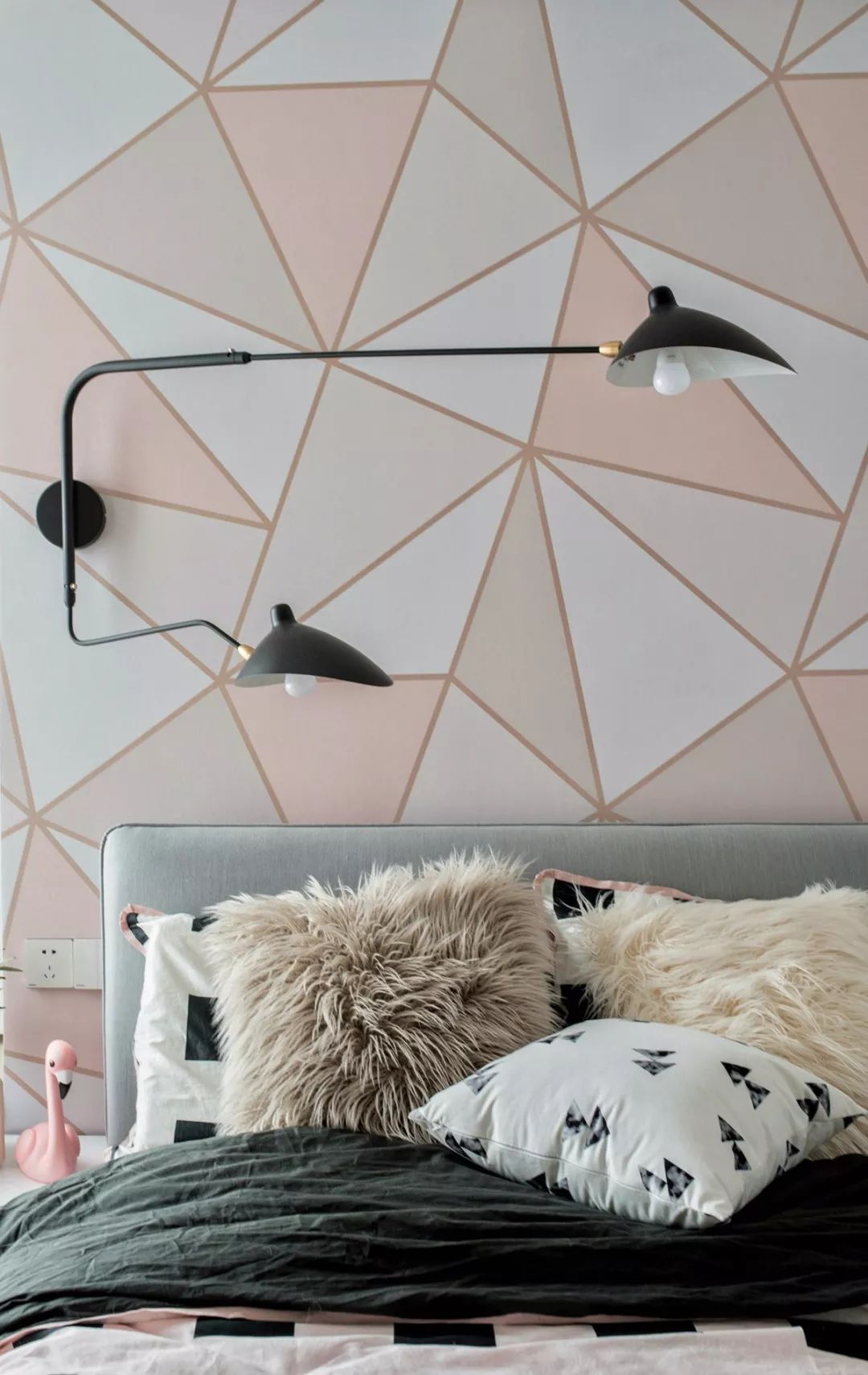 80㎡简约北欧,粉而不腻,恬淡浪漫,浪漫情趣又简约舒适