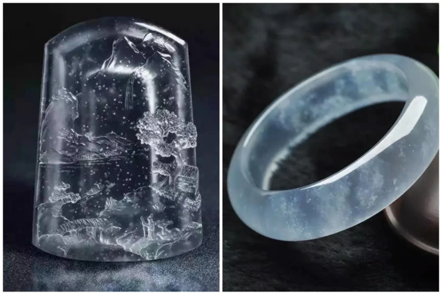 翡翠|与翡翠共生的水沫子，形似帝王绿，但价值不过几百块