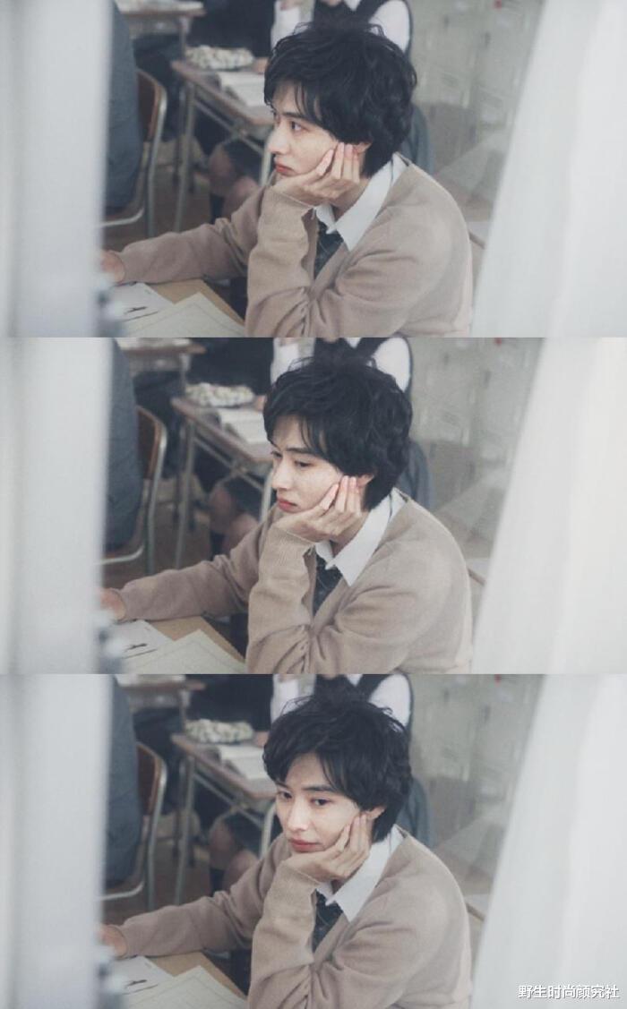 帅哥|留大中分、乱胡渣都能颜值在线，他不帅谁帅？