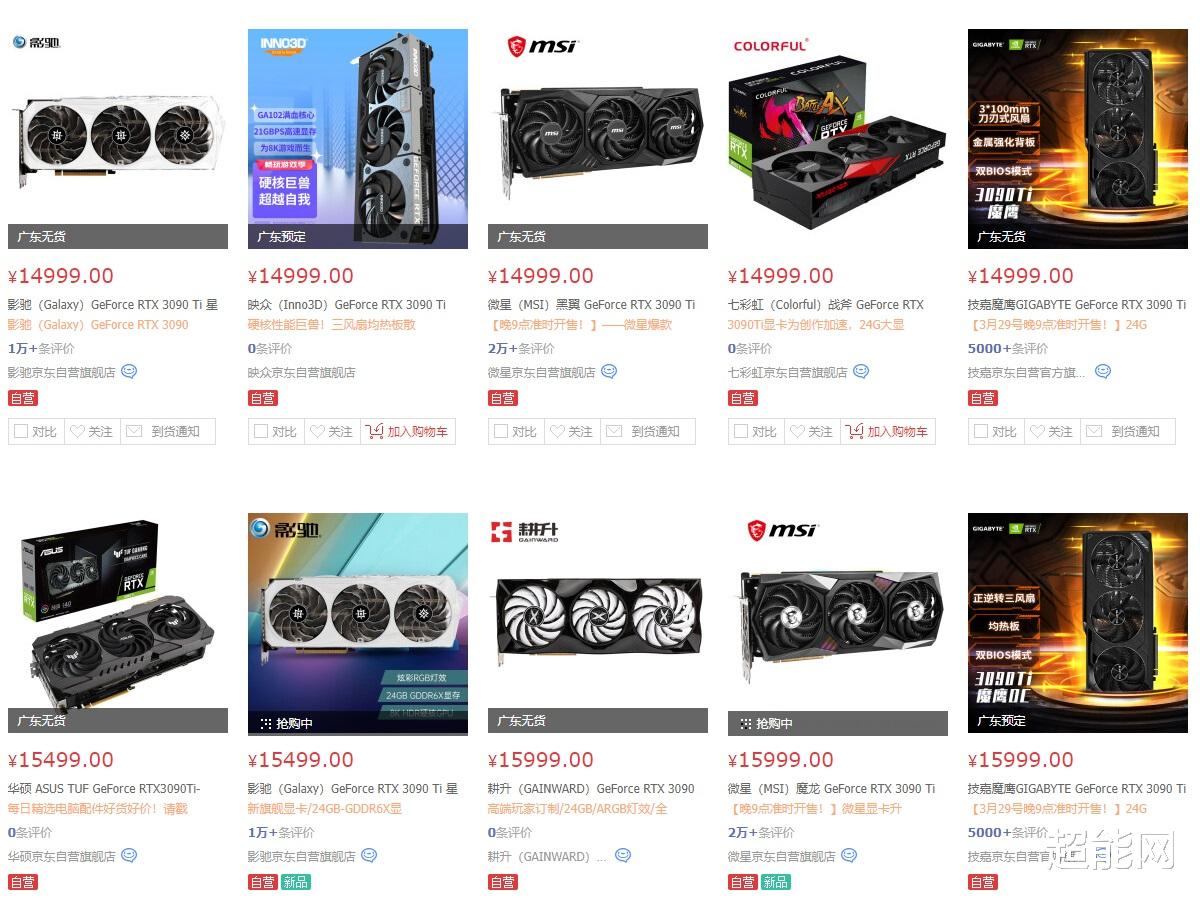 GeForce|GeForce RTX 3090 Ti首发情况：现货可买，原价销售