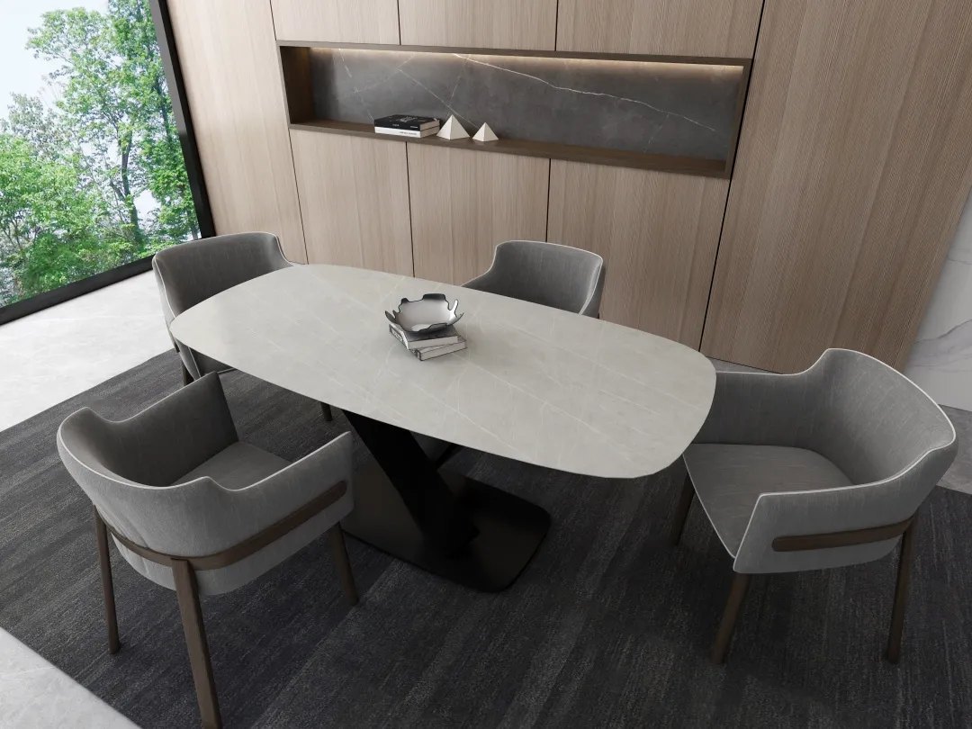 岩板餐桌大行其道，或将取代传统餐桌！