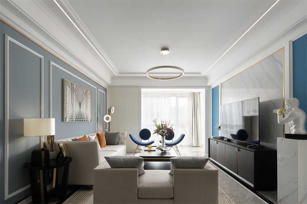 116㎡小户型这样设计，让客厅更大气！