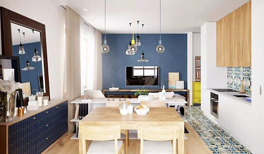 小而美的空间清新淡雅,原木家居真舒适