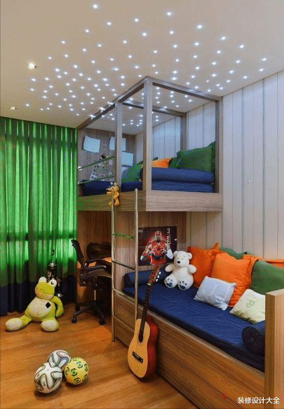 外国人的上下床设计，也太有创意了吧，怪不得孩子们都那么喜欢！