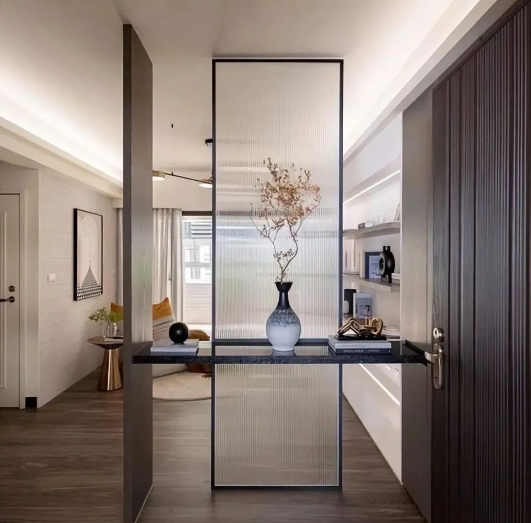 常见的5种入户隔断,组合样式各有不同,颜值收纳个个都没得说!
