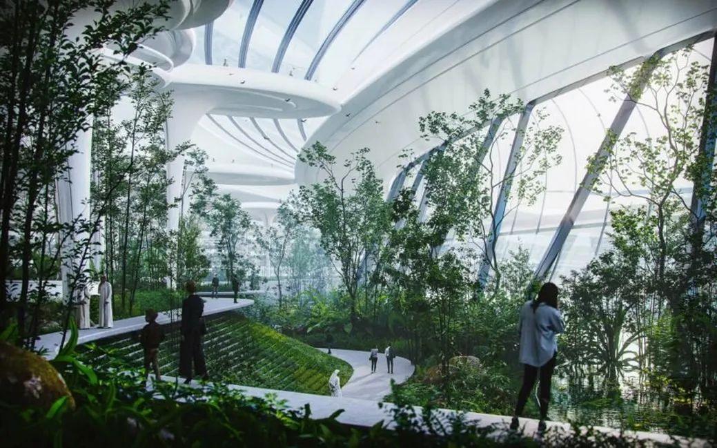 芦芽山|迪拜设想550米高巨型环形“城市”，环绕世界第一高楼