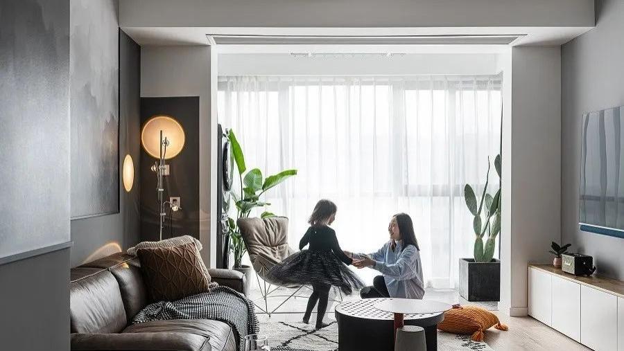 空间放大术+隐形储物：这个83m2复古混搭风，小户型也能拥有！