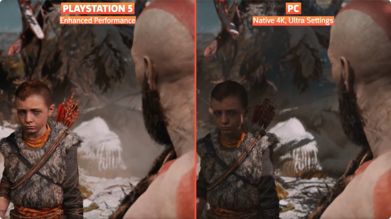 playstation5|《战神》PS5与PC运行效果对比 阴影特效为最大差异