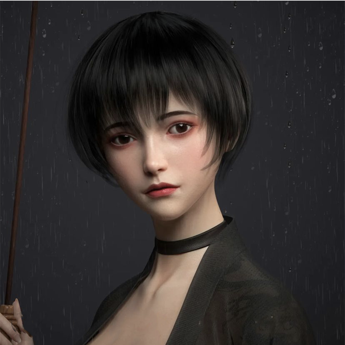 漫画|高水准的3D动画人物，黑发不一定都是亚洲女孩，但审美是很正常的