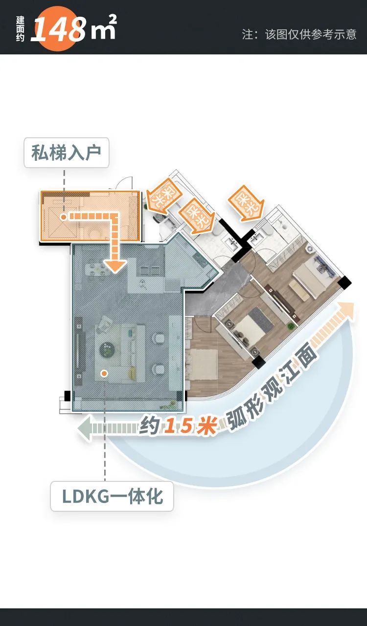 一步珠江！一步公园！海珠老城卖出2000万大平层