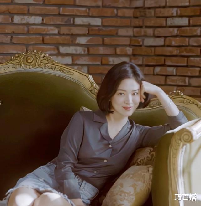 齐刘海 短发的宋慧乔比长发好看多了!清爽减龄还有风情,气质开了挂的涨