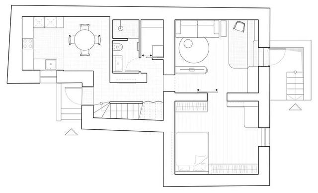 64㎡北欧风小宅，配色大胆出众，让人一见倾心！