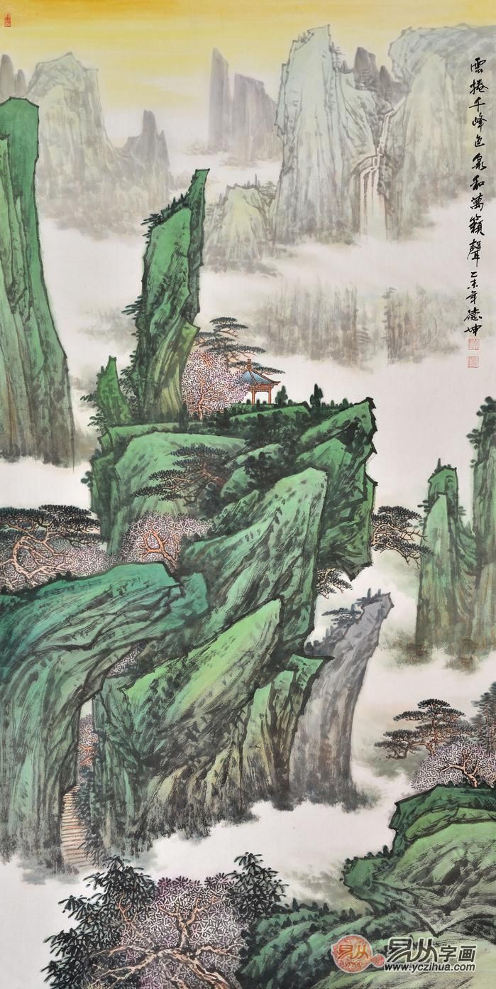 书房装饰画 品位山水打造艺术家居