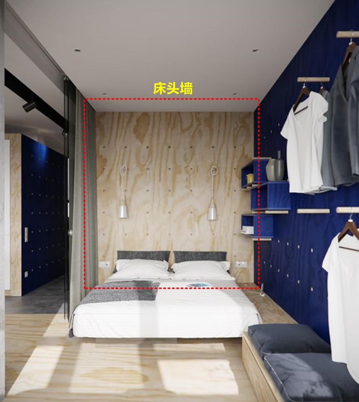 床头用洞洞板做背景墙,貌似也不错!不光好看,还能当衣柜用