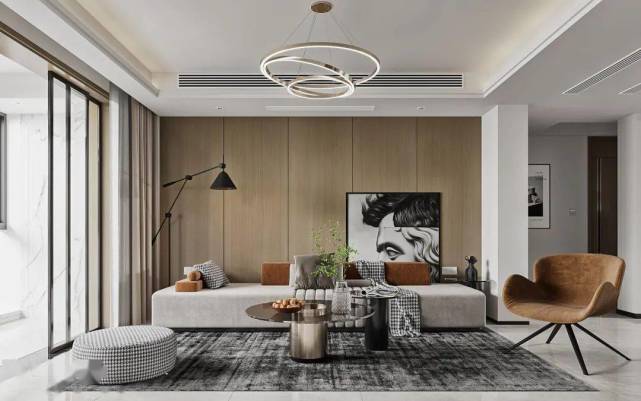 你家新房还大面积留白?太单调了,可以木饰面上墙,太有高级感了