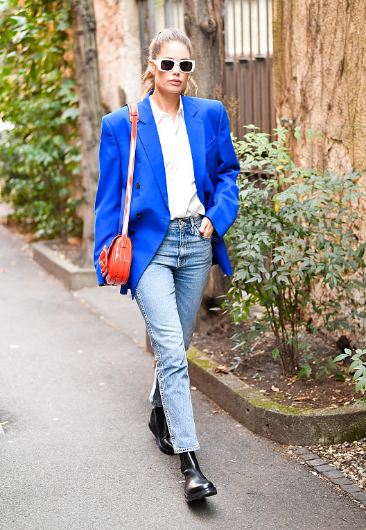 刘诗诗|刘诗诗穿西装就很好,时尚干练很优雅,超有型