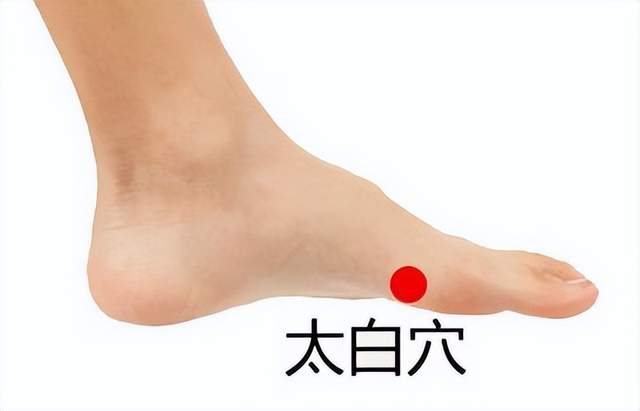 按摩|经络穴位,一日一学——太白,夏季炎热,常按摩可健脾增食欲