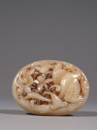 和田玉籽料|清代 和田玉籽料一路联科带板。