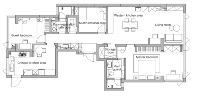 78㎡两居显大，我愿称之为收纳教科书！