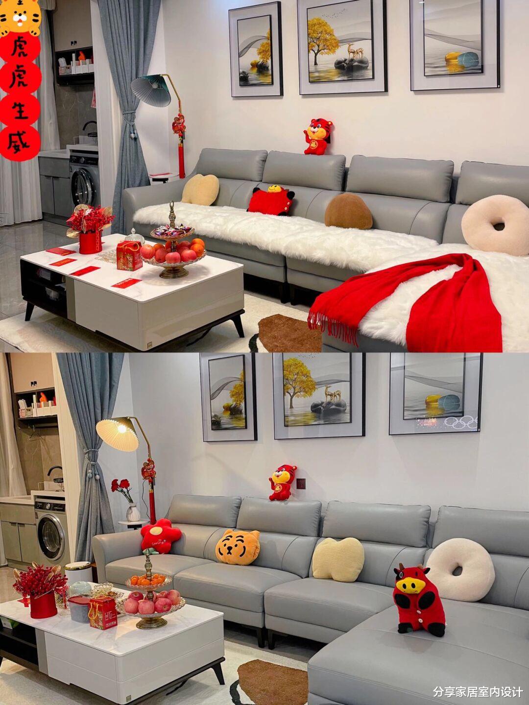 等我家装修了，学她家新房子，不豪华很舒适，很有生活气息！