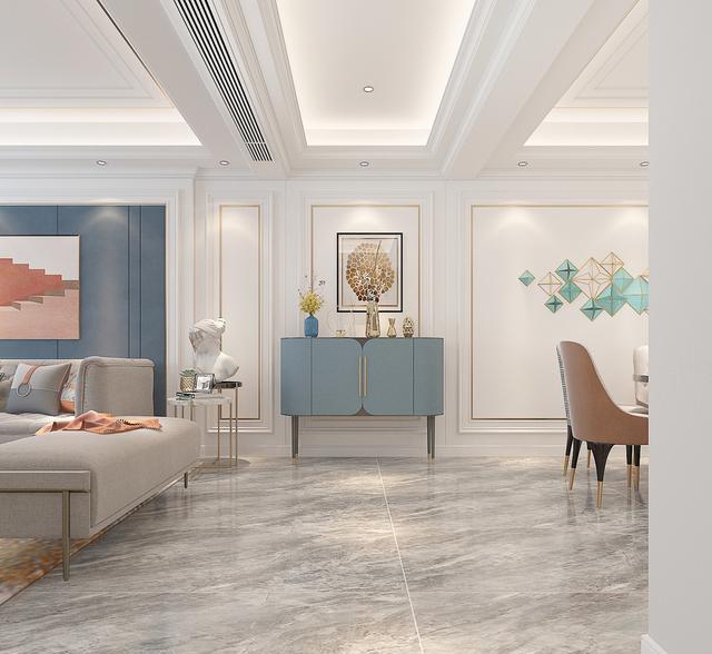 看了这套162的大平层后,感觉高级和奢华并没那么重要,而是清爽