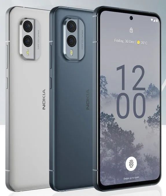 诺基亚X30和G60 5G手机发布：打孔/水滴屏，均搭载骁龙695芯片