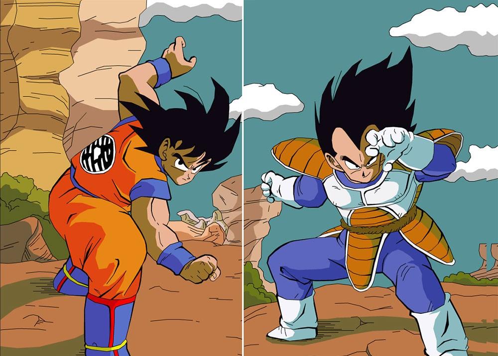 贝吉塔|龙珠：悟空和王子谁才训练上更努力，鸟叔：贝吉塔练死劲不好使