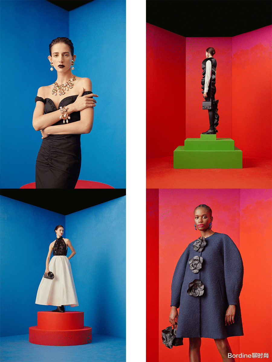 Carolina Herrera 2022早秋系列,青春的奢华,醒目繁荣也有亮点