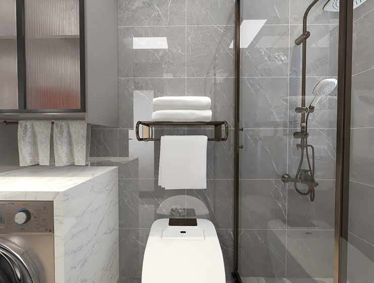 九颂大院现代简约装修,空间的高度使用,轻盈感油然而生。