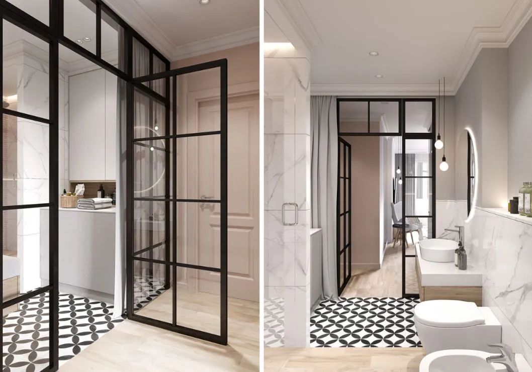 81㎡超强收纳之家,草木绿厨房也太高级了叭!